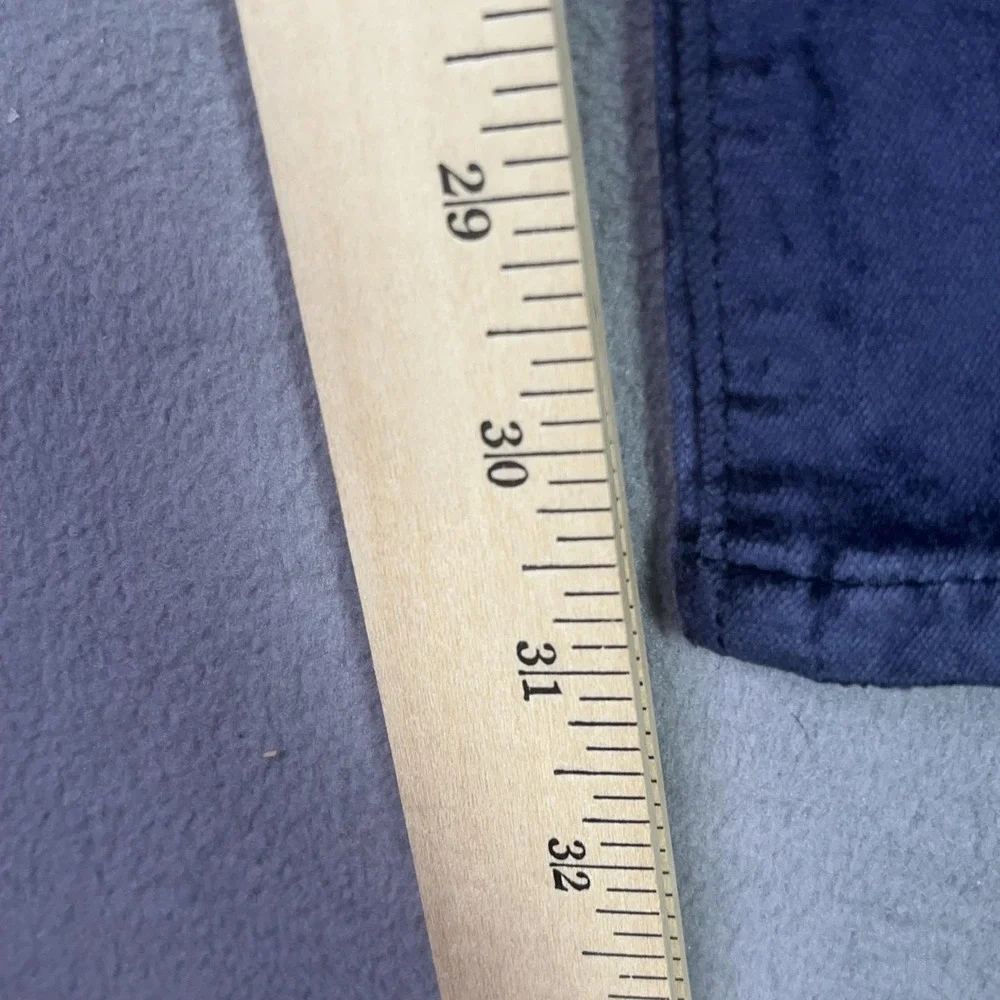 Madewell The Stretch Flare Pant in Velvet Classic Navy 29 High Rise NWT